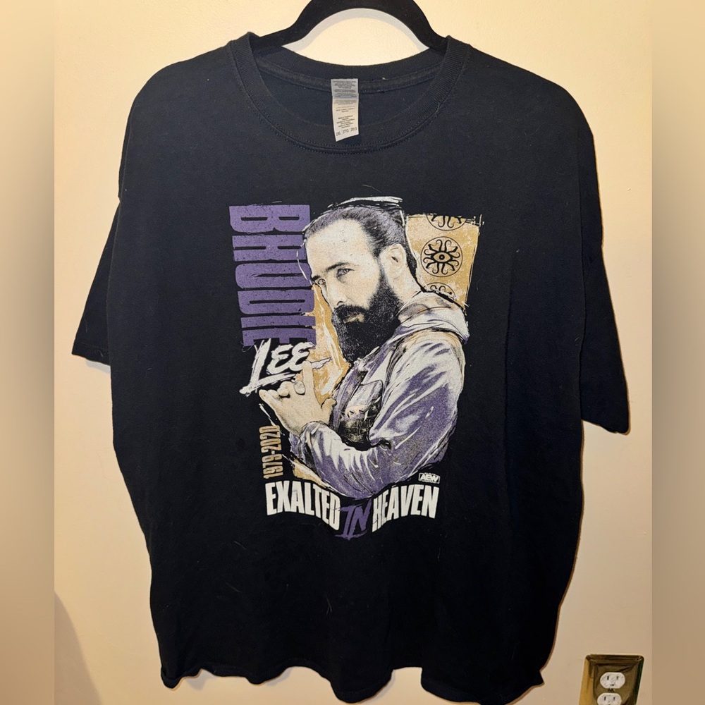 Brodie Lee Black Graphic T-Shirt